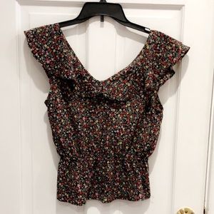 Harlowe and Graham floral top